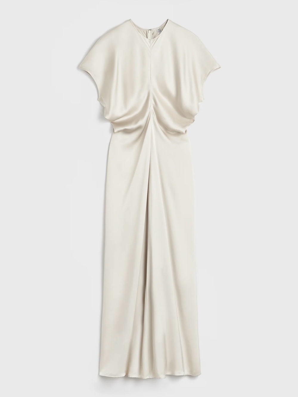 NWT Toteme Slouch Maxi Dress in Pearl - Picture 6 of 10